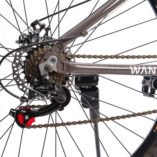 bicicleta wander rover29 negro morado 6